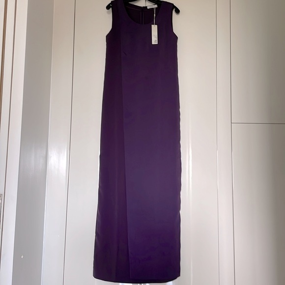 J. Lindeberg Dresses & Skirts - J. Lindeberg Plum Daniella Stretch Drape Dress